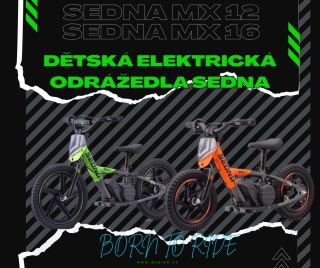 ✅ Opět skladem, dětská elektrická odrážedla SEDNA MX ve velikosti 12 i 16. Najdeš na našich webových stránkách...